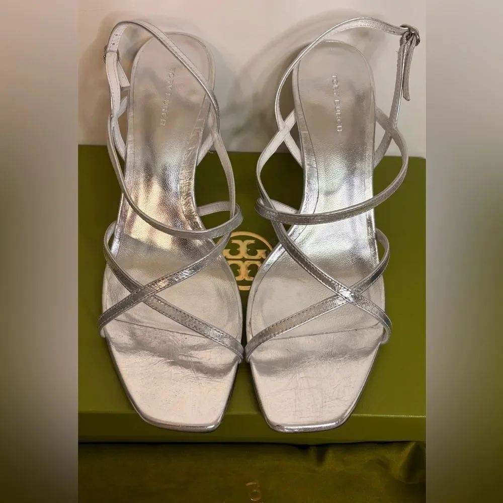 NIB Tory Burch MULTI-STRAP HEELED SANDAL sz9